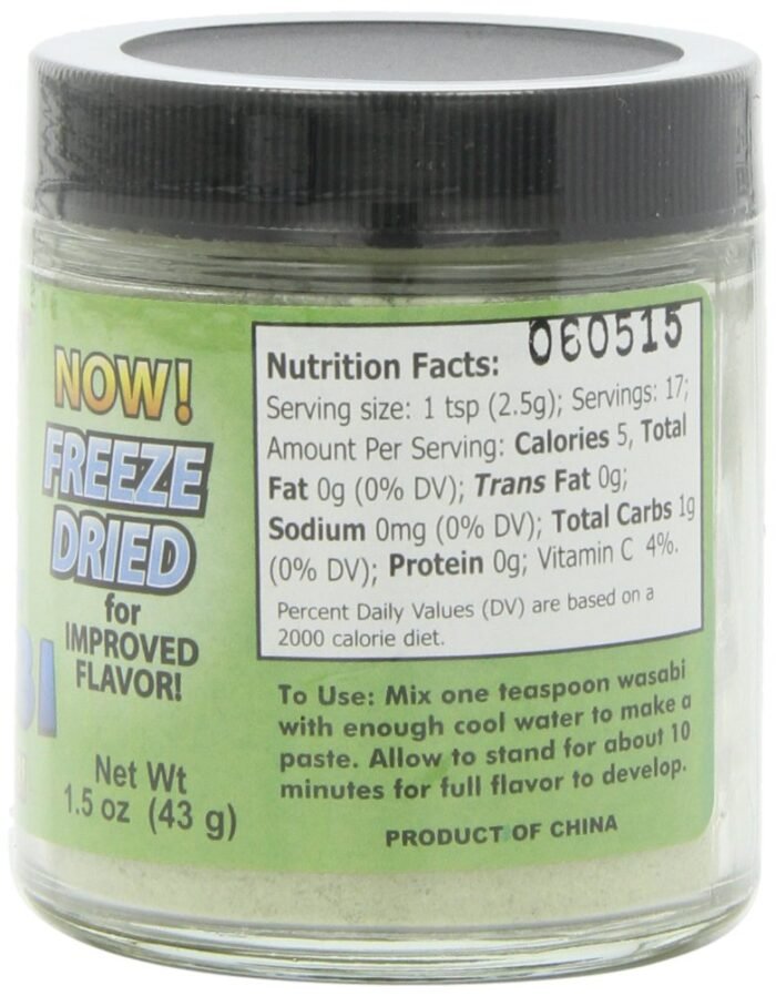 sushi sonic 100% reak wasabi 1.5oz
