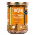 Tonnino Yellowfin Tuna Fillet, Garlic in Olive Oil, 6.7 Oz