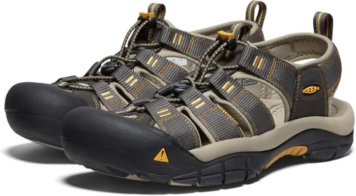 keen mens newport h2 ct water sandals aluminum 9.5