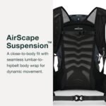 osprey tempest 20l backpack stealth black wxs/s
