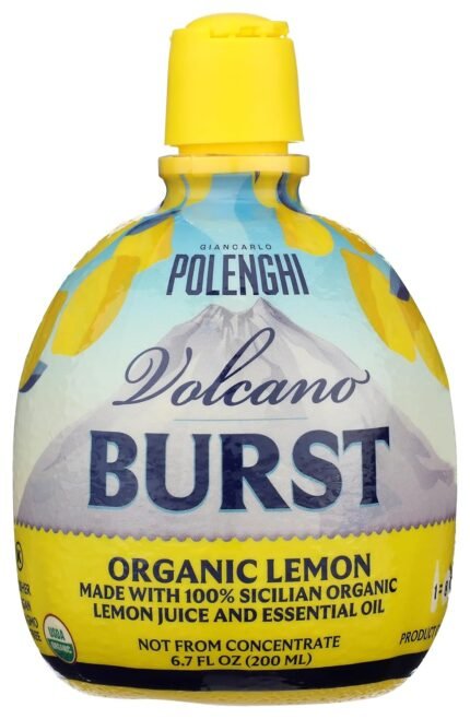 volcano organic lemon juice 6.7 oz