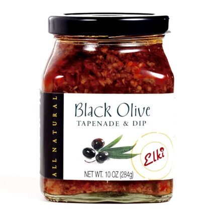 Elki's Gourmet Black Olive Tapenade & Dip, 10 Oz