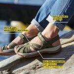 keen womens rose casual ct sandals neutral gray 7.5