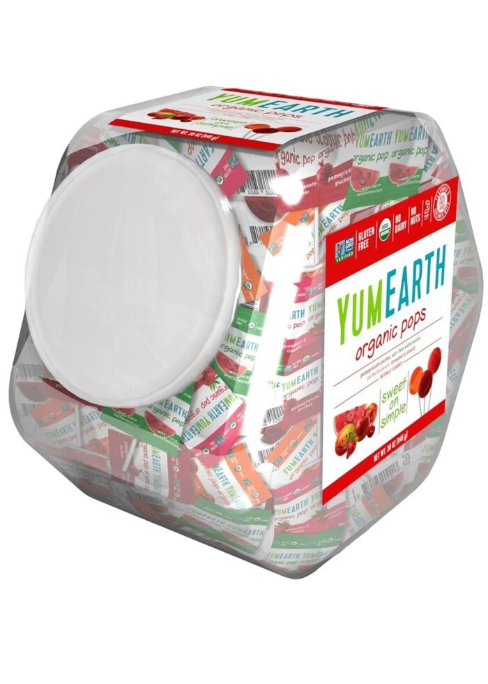 yumearth organic lollopops 30oz