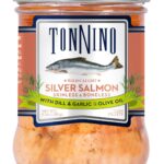 Tonnino Silver Salmon with Dill & Garlic in Olive Oil, 6.3 Oz