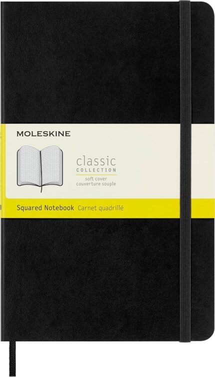 Moleskine 5x8.25" Classic Notebook, Black, 192 Pages