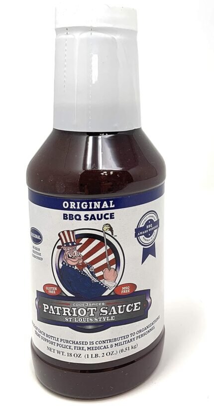 code 3 spice patriot bbq sauce 18 oz