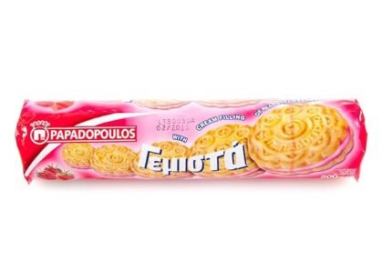 Papadopoulos Strawberry Cream Gemista Cookies, 7.05 Oz