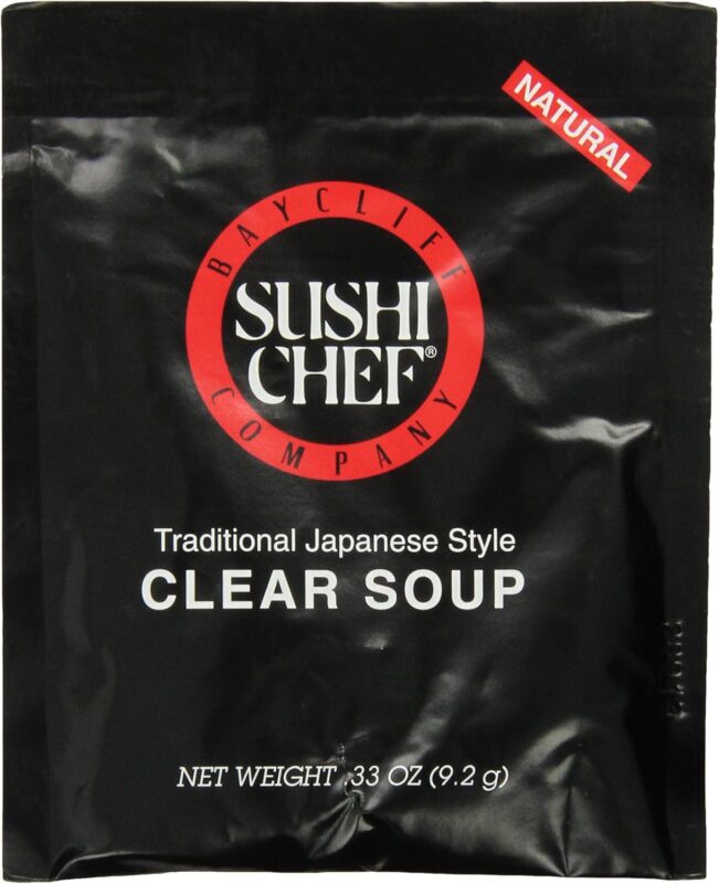 sushi chef clear soup pack