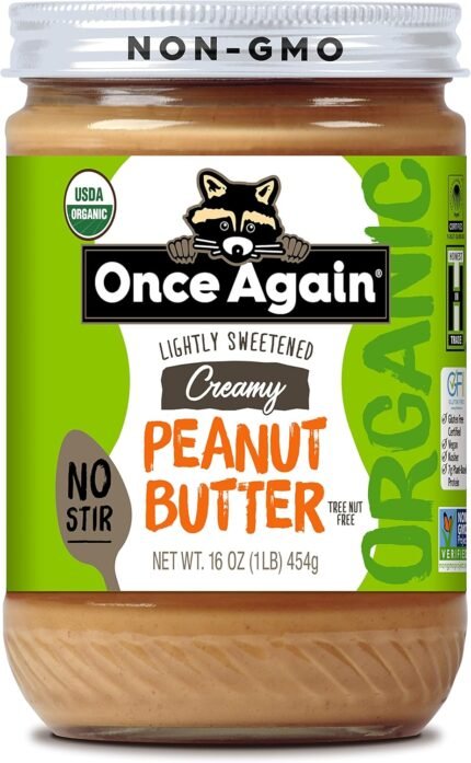 Once Again Lightly Sweetened Creamy Peanut Butter, 16 Oz
