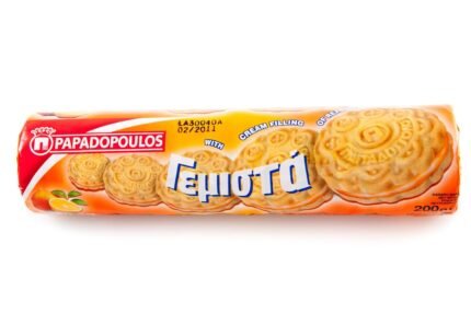 Papadopoulos Orange Cream Gemista Cookies, 200 g