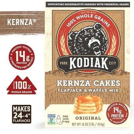 Kodiak Kernza Power Cakes Pancake & Waffle Mix, 16 Oz