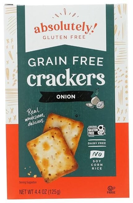 Absolutely Gluten Free Cracker Gf Tstd Onion, 4.4 Oz