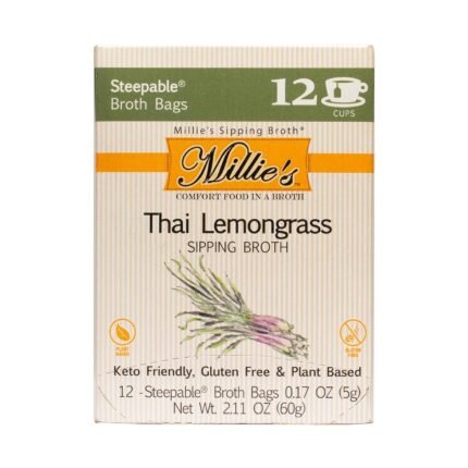 Millie’s Sipping Broth Thai Lemongrass, 12 Ct