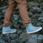 grundens men deck boss ankle boot wp blue crab 11