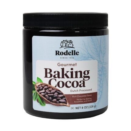 rodelle gourmet baking cocoa rich chocolate 8 oz