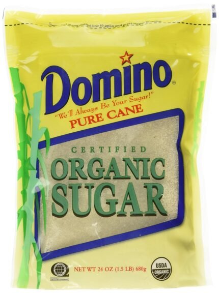 Domino Pure Cane Organic Sugar, 24 Oz