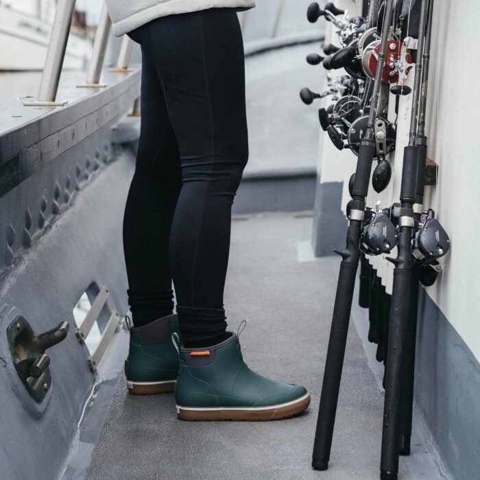 grundens women deck boss ankle boot pine 6