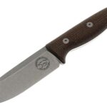 White River Ursus 45, Natural Burlap Micarta Handle