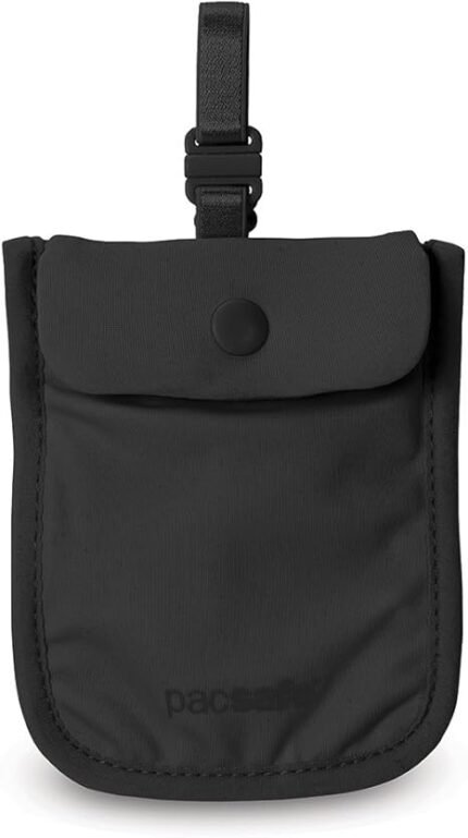 Pacsafe Coversafe S25 Secret Bra Pouch, Black