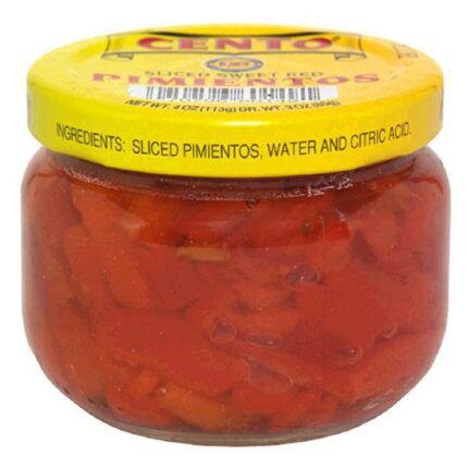 Cento Sliced Sweet Red Pimientos, 4 Oz