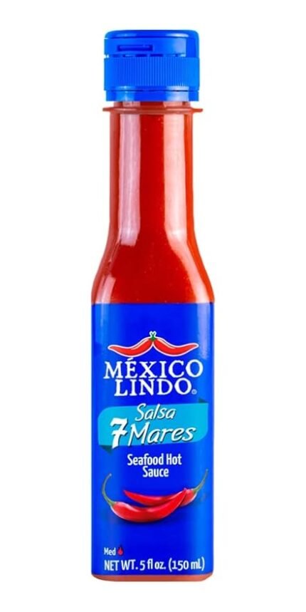 Mexico Lindo Salsa 7 Mares Seafood Hot Souce, 5 Fl Oz