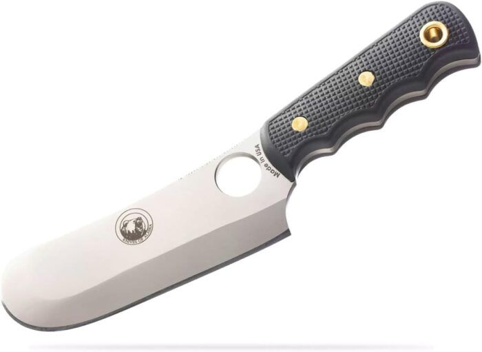 Knives Of Alaska Fixed Blade, Brown Bear Cleaver/Skinner - Image 1