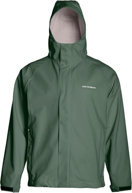 Grundens Men’s Jacket Waterproof Adjustable, Green, S