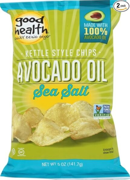 Good Health Inc. Avocado Oil Sea Salt, Potato Chips, 5 Oz