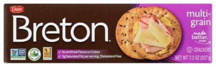Dare Breton Multi-Grain Crackers, 7.3 Oz