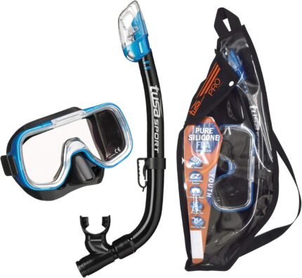 TUSA Sport Youth Mini-Kleio Mask and Dry Snorkel Combo Set