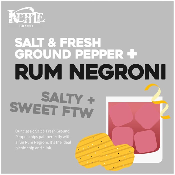 Kettle Potato Chips Krinkle Salt & Fresh Ground Pepper, 5 Oz - Image 9