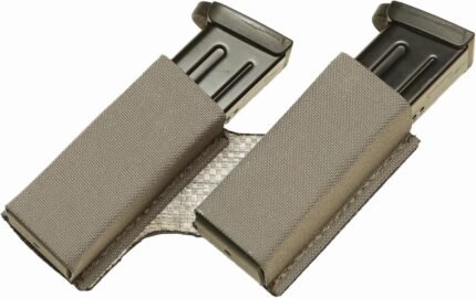ESSTAC Double 40° Angled Pistol Pouch, RH, Wolf Grey