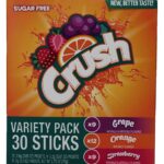 Crush Singles Grape, Orange & Strawberry Drink Mix, 90 Ct