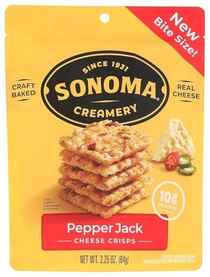 Sonoma Creamery Pepper Jack Crisps 2.25 Oz