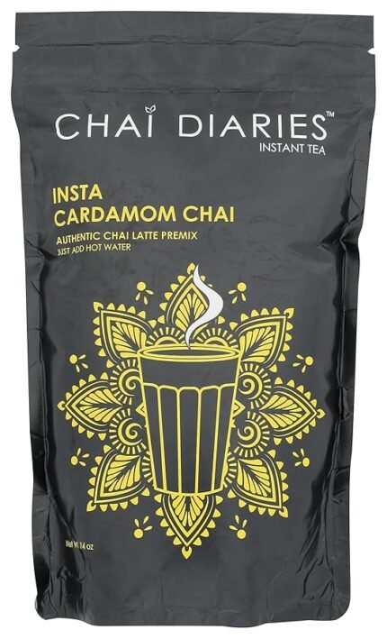 Chai Diaries Instant Tea - Insta Cardamom Chai, 14 Oz