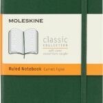 Moleskine Notebook Soft Cover, Myrtle Green, 3.5"x5.5", 192 P