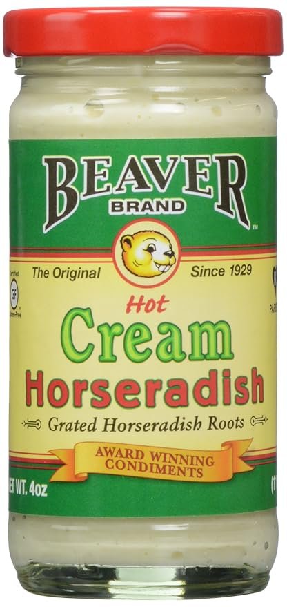 Beaver Hot Cream Style Horseradish, 4 Oz