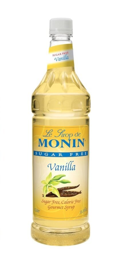 Monin Sugar Free Vanilla Syrup, 33.8 Fl Oz