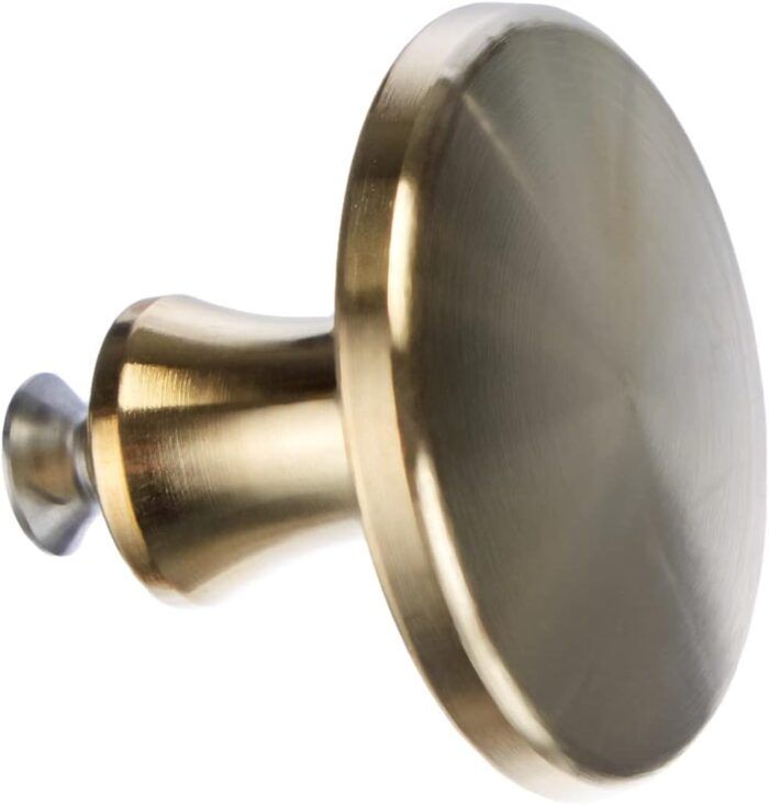 Staub 4 Cm Round Brass Knob for Cocottes, Gold, Large - Image 1
