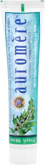 Auromere Freshmint Herbal Toothpaste, 4.16 Oz