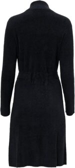 Barefoot Dreams CozyChic Lite Ribbed Robe, Black, L/XL - Image 2