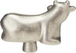 Staub 40511-486 Animal Knob Cow Handle Knobs, Silver - Image 3