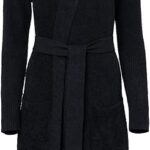 Barefoot Dreams CozyChic Lite Ribbed Robe, Black, S/M