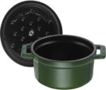 Staub Cast Iron 0.25 Qt Mini Round Cocotte, Basil - Image 4