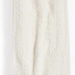 Barefoot Dreams Women CozyChic Throw, Cream, One Size