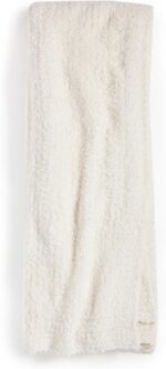Barefoot Dreams Women CozyChic Throw, Cream, One Size