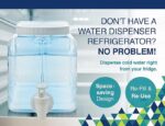 Arrow Home Products Water Dispenser Plastic, Clear, 5Qt - Image 3