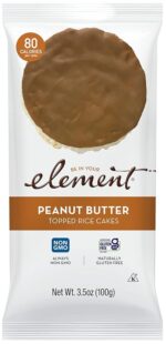 Element Snacks Topped Rice Cakes Peanut Butter, 3.5 Oz - Image 5