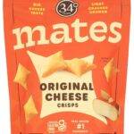 34 Degrees Mates Original Cheese Crisps, 3 Oz